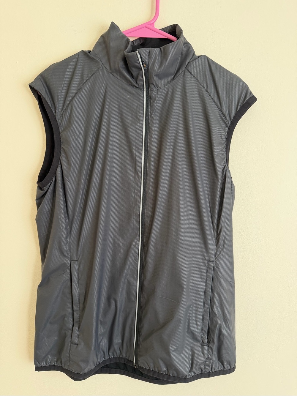 Icebreaker GT Merino Cool-Lite Black Zip Up Athletic Vest Size M